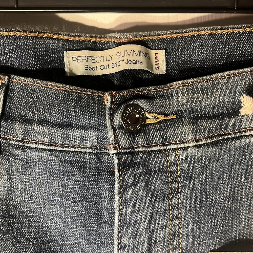 Levi’s Boot Cut 512 Jeans Perfectly Slimming Irregular Women’s 14M NWT - Picture 5 of 11